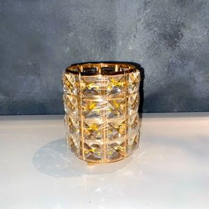 Gold Brush Holder